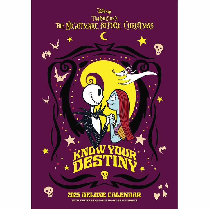 Disney, Nightmare Before Christmas Collector's Edition A3 Calendar 2025