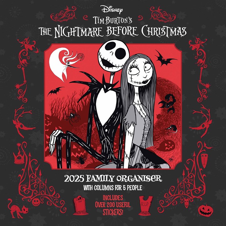 Disney, Nightmare Before Christmas Family Organiser 2025