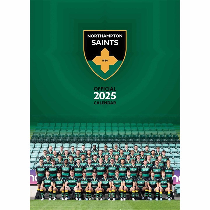 Northampton Saints A3 Calendar 2025