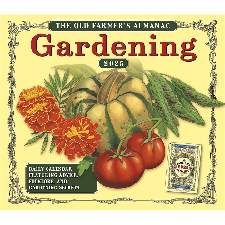 The Old Farmer's Almanac, Gardening Desk Calendar 2025