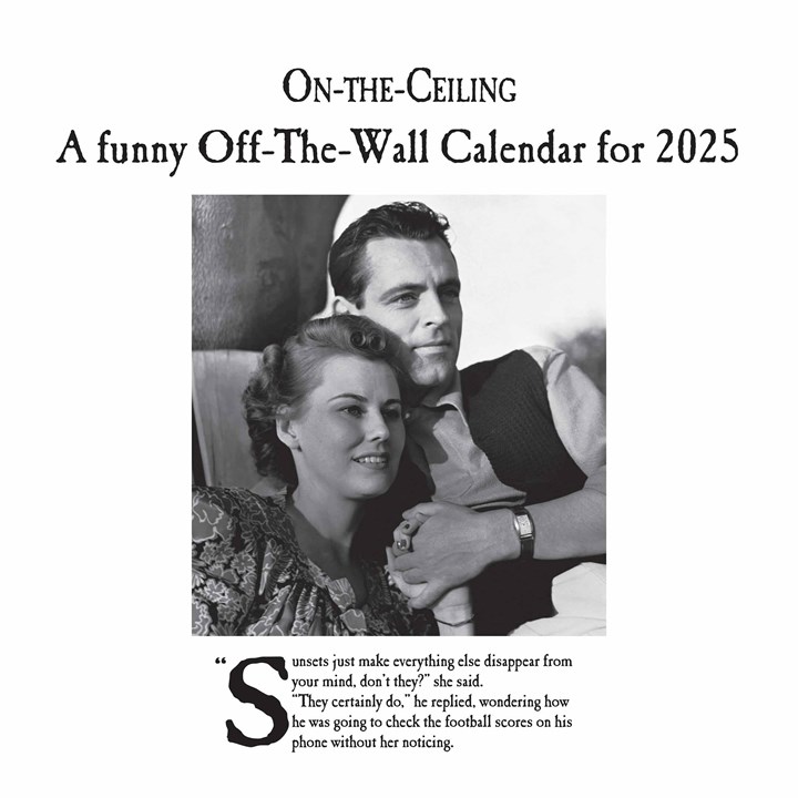 On-The-Ceiling Calendar 2025