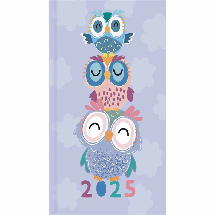 Owls Slim Diary 2025