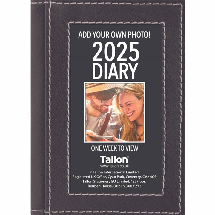 Black Photo Album A7 Diary 2025