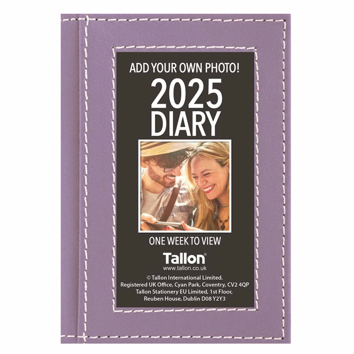 Purple Photo Album A7 Diary 2025