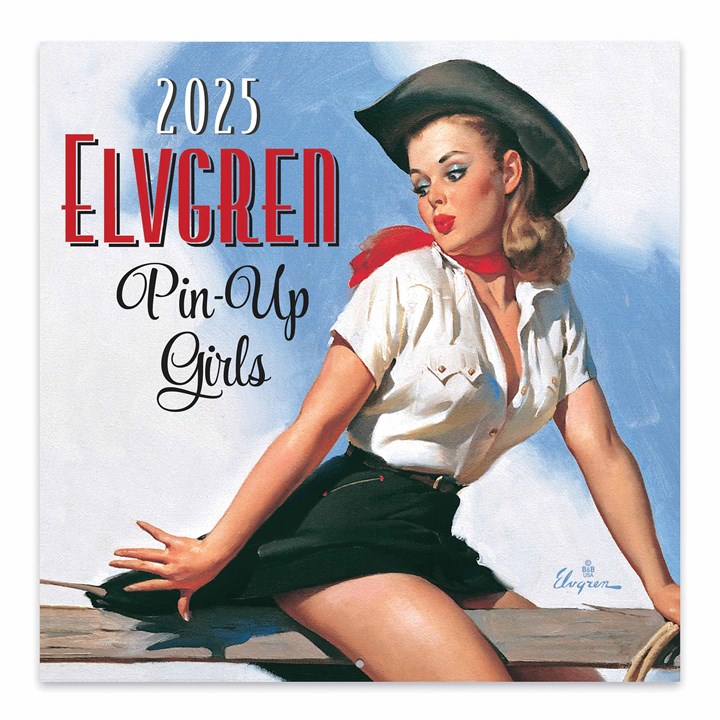 Elvgren, Pin-Up Girls Calendar 2025