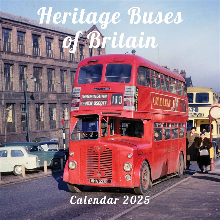 Heritage Buses of Britain Mini Calendar 2025