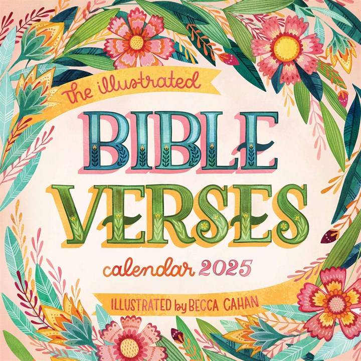 Illustrated Bible Verses Calendar 2025