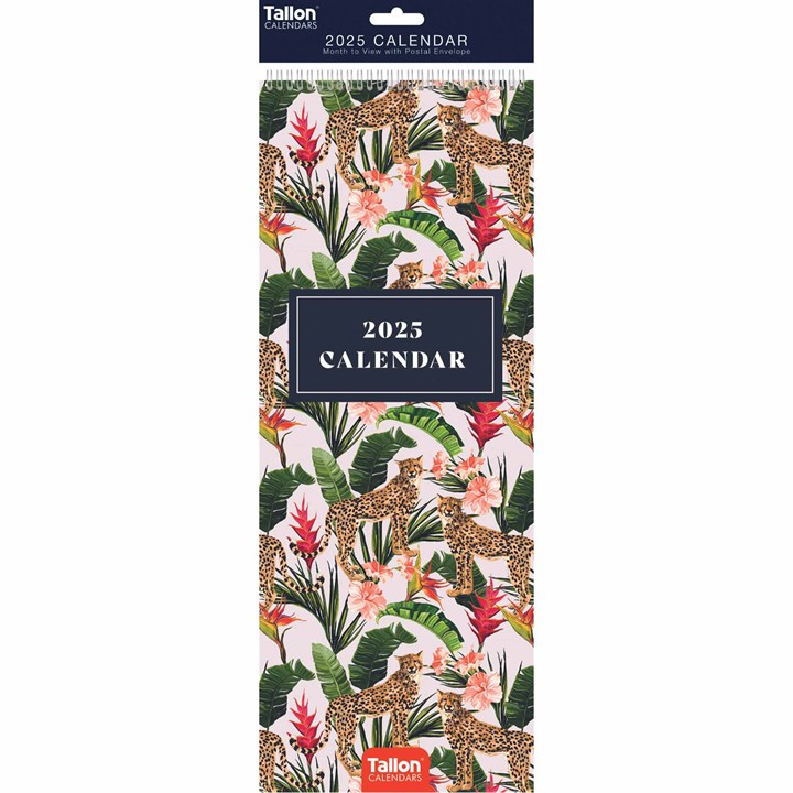 Jungle Vibes Slim Calendar 2025