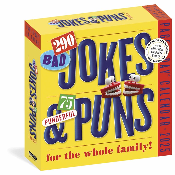 Jokes & Puns Desk Calendar 2025