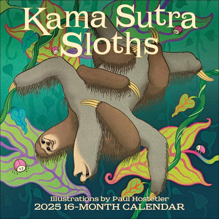 Kama Sutra Sloths Calendar 2025