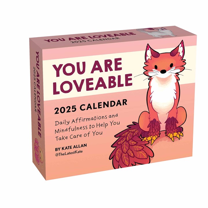 Kate Allan, You Are Lovable Desk Calendar 2025