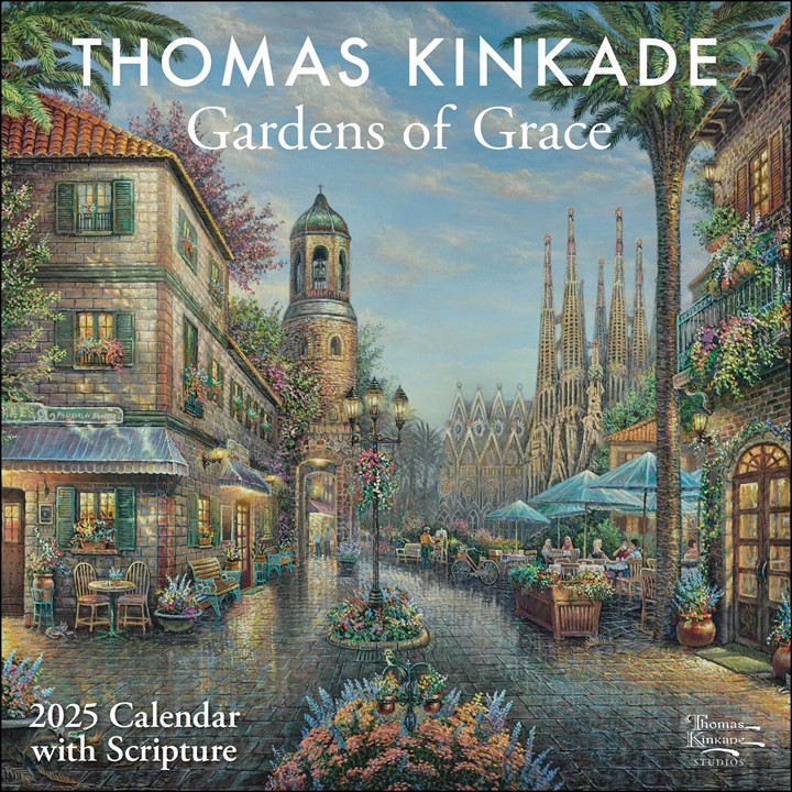 Kinkade, Gardens Of Grace Scripture Calendar 2025