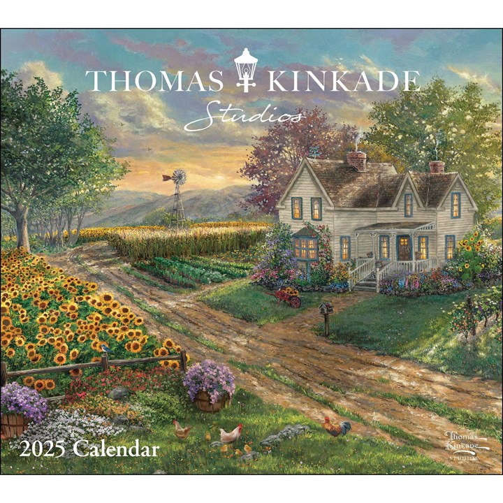 Kinkade, Studios Deluxe Calendar 2025