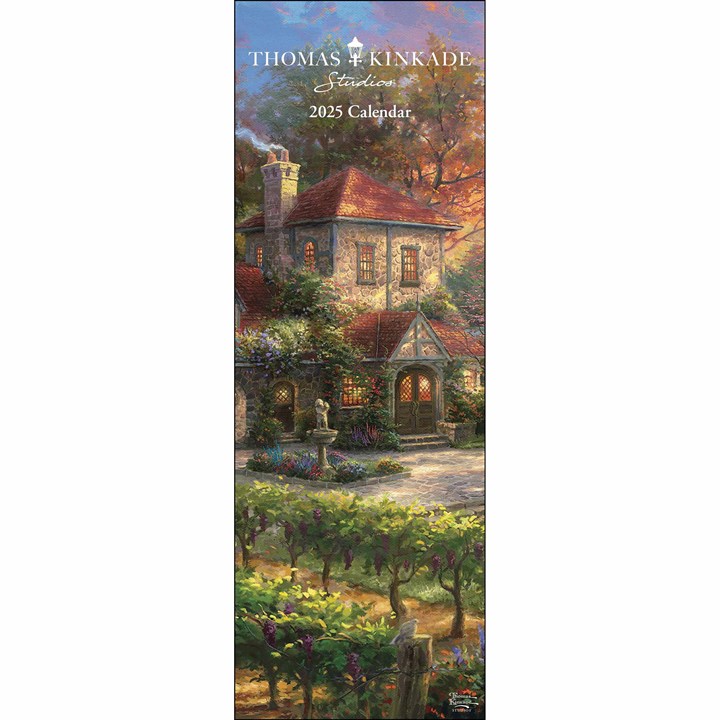 Kinkade, Studios Slim Calendar 2025