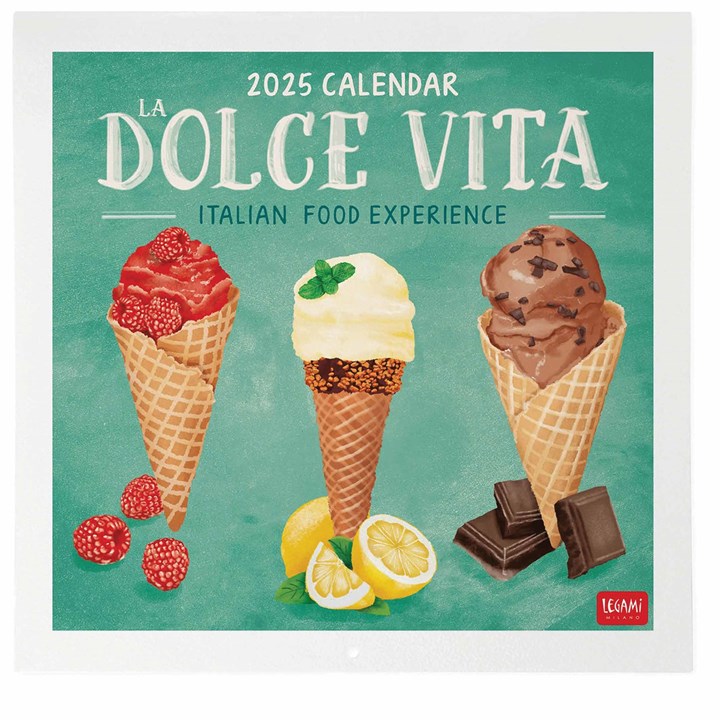 La Dolce Vita, Italian Food Calendar 2025