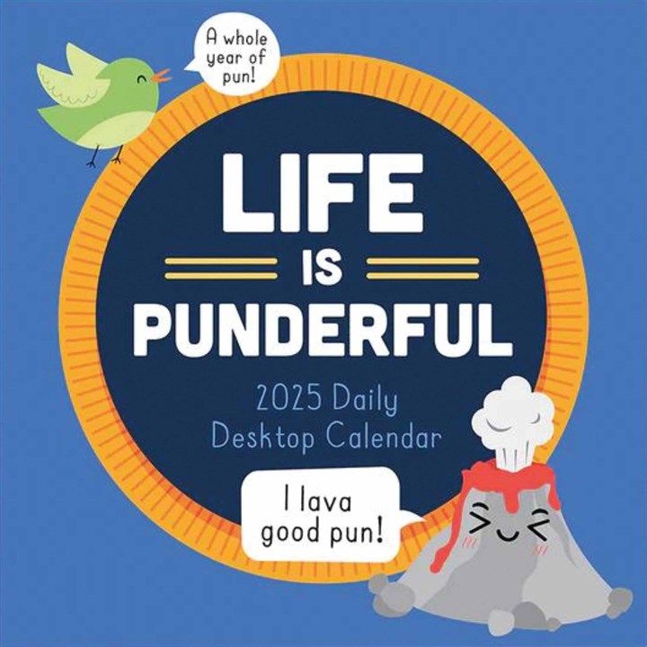 Life Is Punderful Desk Calendar 2025