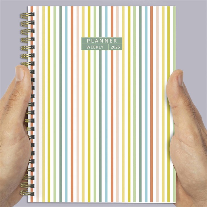 Malibu Stripes A5 Diary 2025