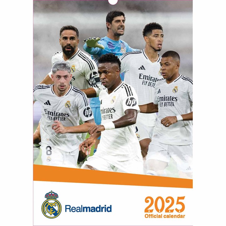 Real Madrid CF A3 Calendar 2025