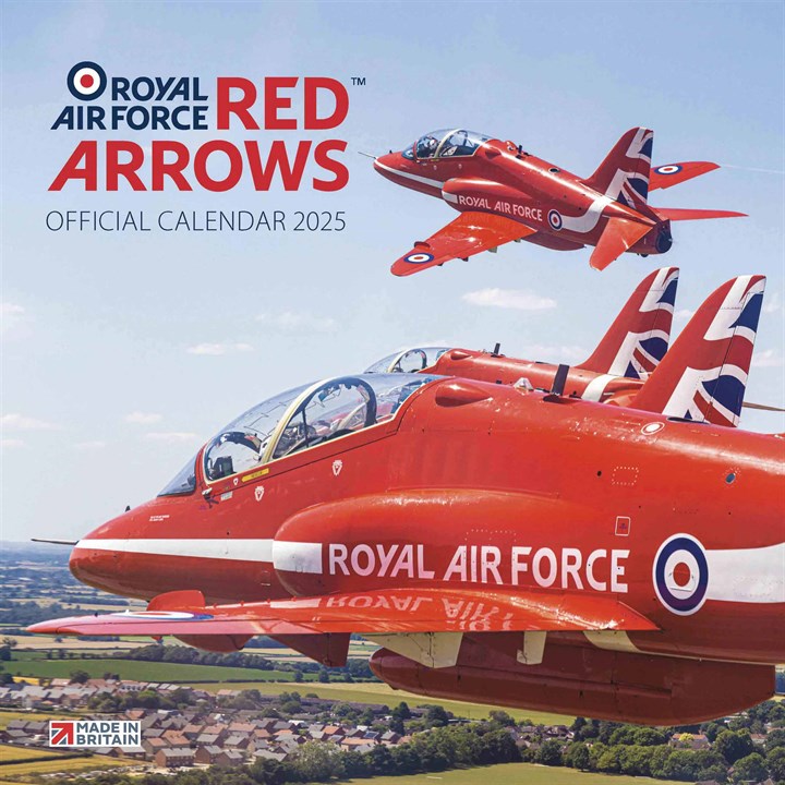 Red Arrows Calendar 2025