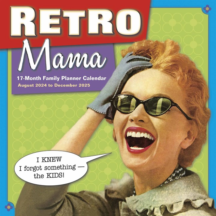 Retro Mama Family Planner 2024 - 2025