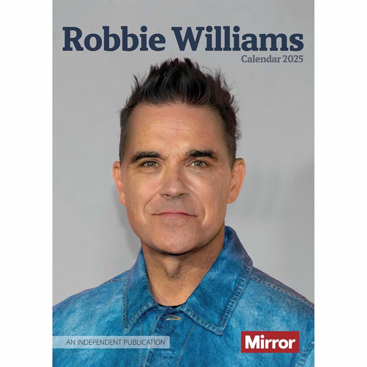 Robbie Williams A3 Calendar 2025