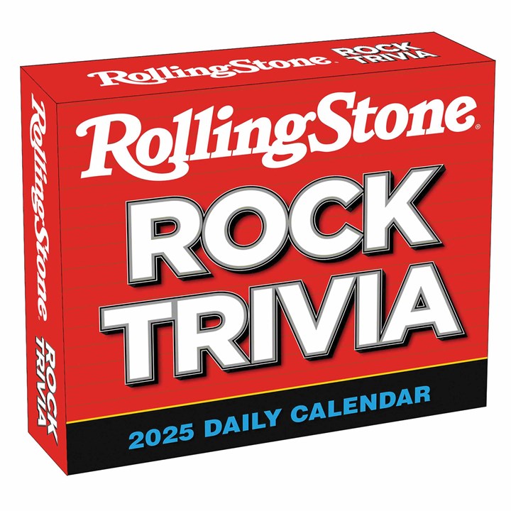 Rolling Stone, Rock Trivia Desk Calendar 2025