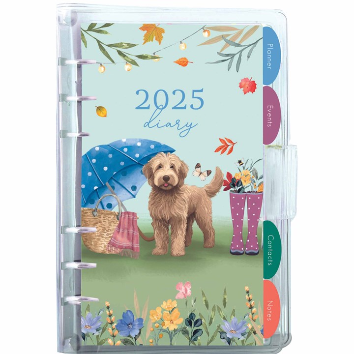 Dog & Wellies A6 Diary 2025