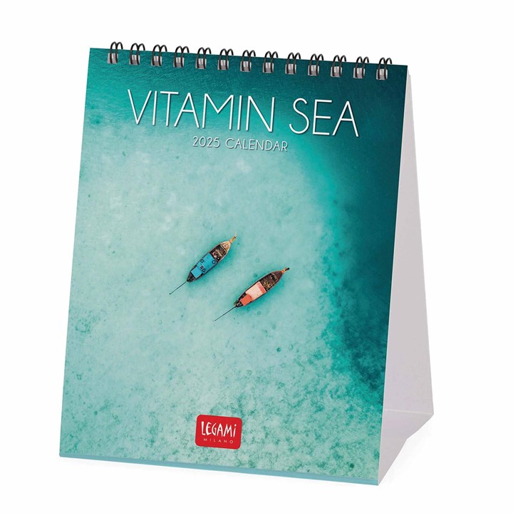 Vitamin Sea Easel Desk Calendar 2025