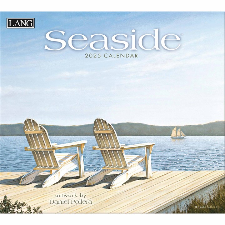 Seaside Deluxe Calendar 2025