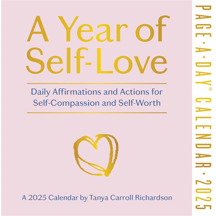 A Year Of Self Love Desk Calendar 2025