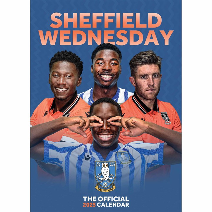 Sheffield Wednesday FC A3 Calendar 2025