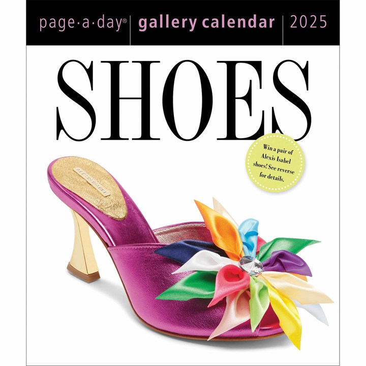 Shoes Gallery Desk Calendar 2025