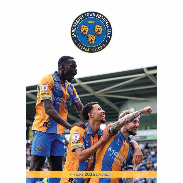 Shrewsbury Town FC A3 Calendar 2025