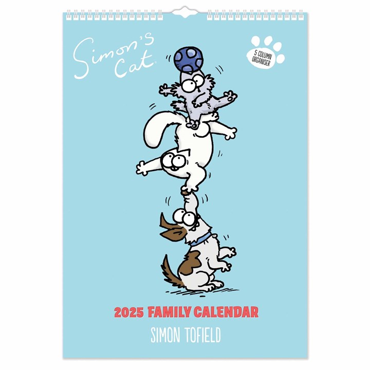 Simon's Cat A3 Family Planner 2025