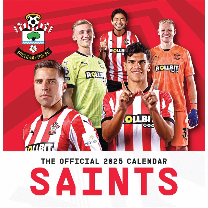 Southampton FC Easel Desk Calendar 2025