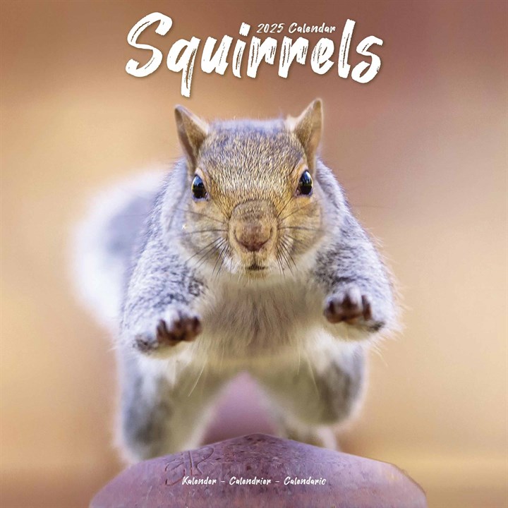 Squirrels Calendar 2025