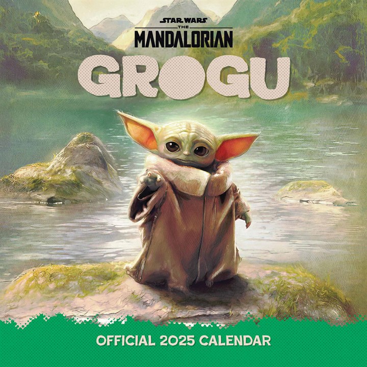Disney Star Wars, The Mandalorian, Grogu Calendar 2025