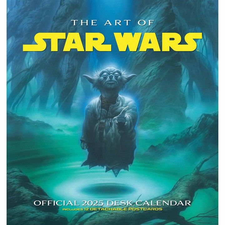 Disney Star Wars Easel Desk Calendar 2025