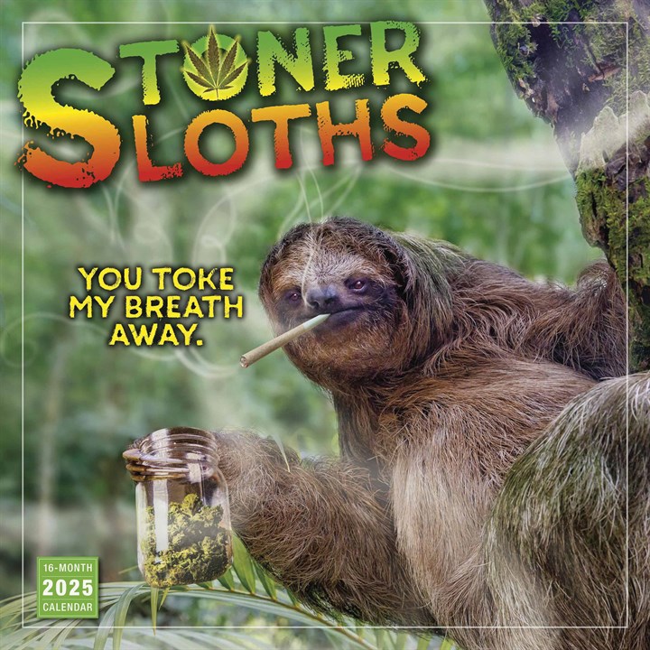 Stoner Sloths Calendar 2025