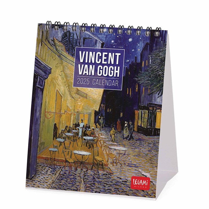 Van Gogh Easel Desk Calendar 2025