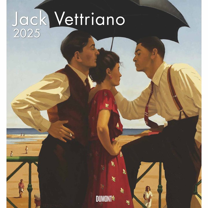 Jack Vettriano Deluxe Calendar 2025