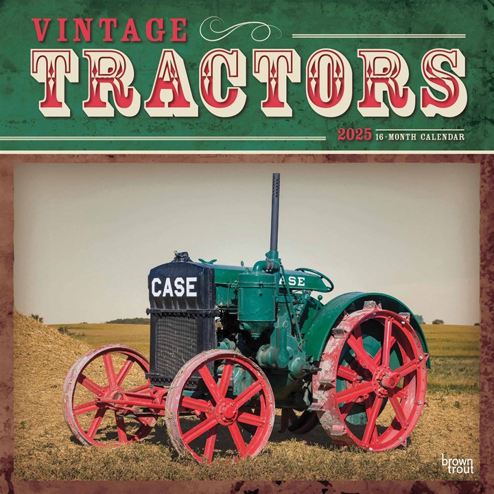 Vintage Tractors Calendar 2025