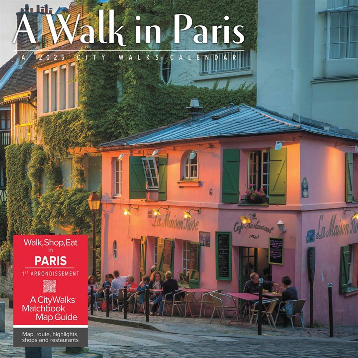 A Walk In Paris Calendar 2025