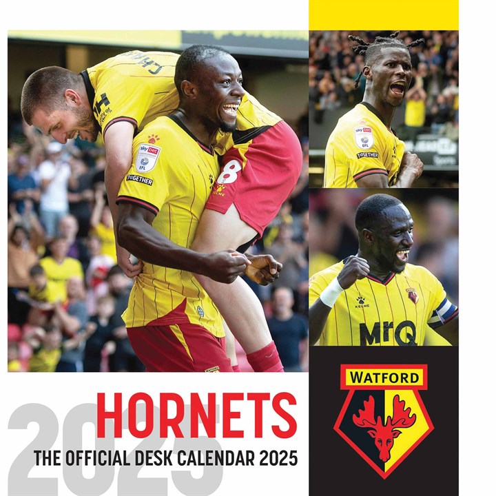 Watford FC Easel Desk Calendar 2025