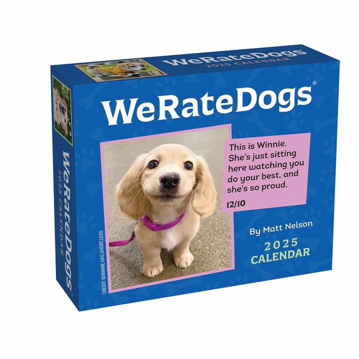 We Rate Dogs Desk Calendar 2025