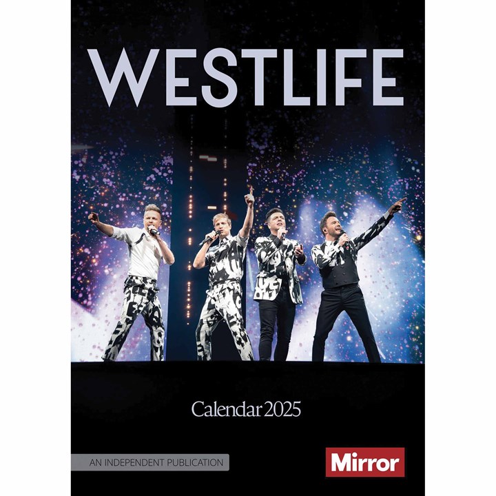 Westlife A3 Calendar 2025