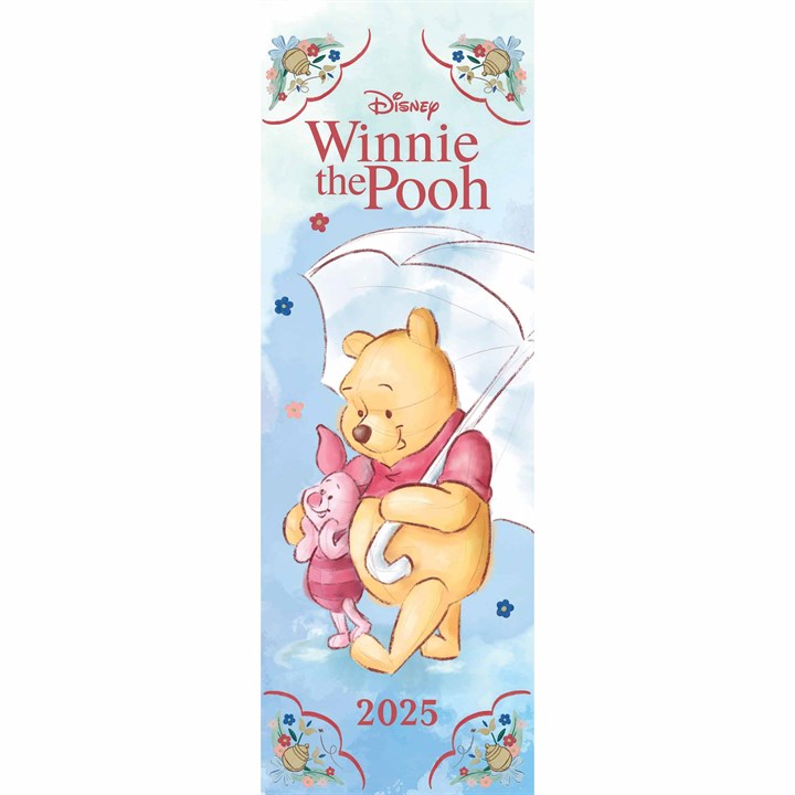 Disney Winnie The Pooh Slim Calendar 2025