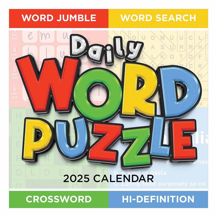 Daily Word Puzzle Calendar 2025