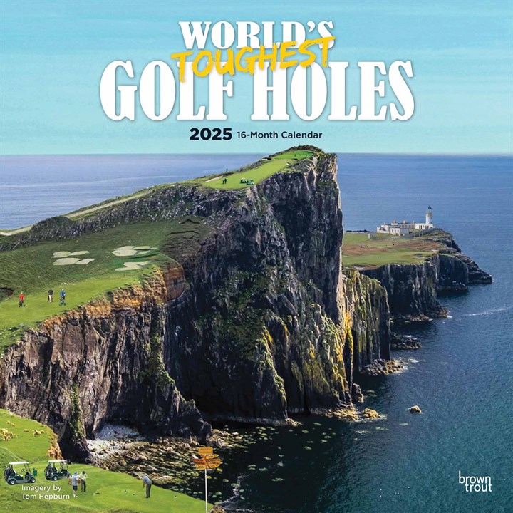 Worlds Toughest Golf Holes Calendar 2025