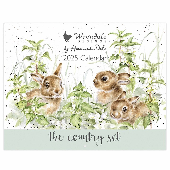 Wrendale Designs, The Country Set A4 Calendar 2025